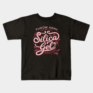 Silica Gel Lettering by Tobe Fonseca Kids T-Shirt